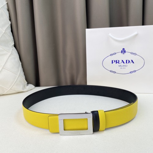 Prada Mens Belt Luxury Brand Fashion Men Belts with Original Box