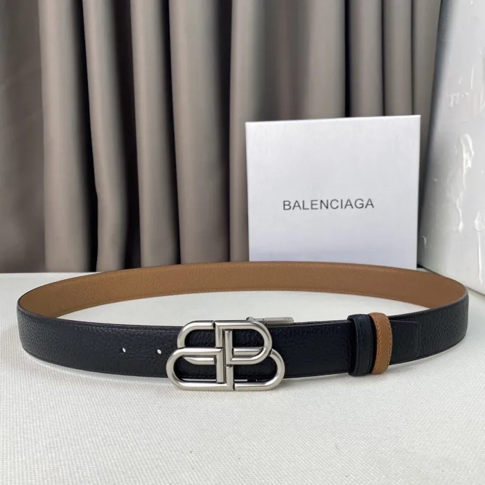 Balenciaga Mens Belt Luxury Brand Design Fashion Type with Original Box