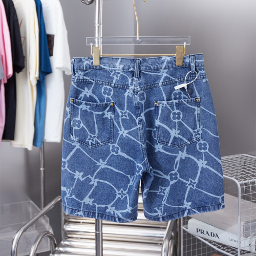 Louis Vuitton Luxury Brand Mens Pant Short Jenas Monogram Printed Shors   
