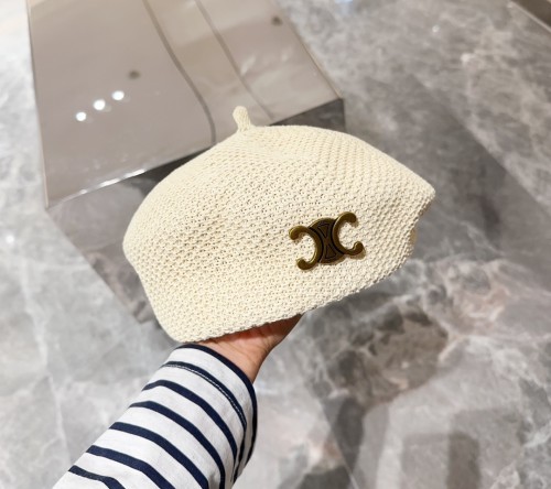 Celine Womens Hats Luxury Brand Design Celine Beret Hat with Original Box  