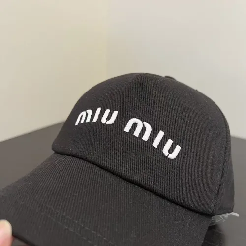 Miumiu Womens Mens Cap Baseball Hat Luxury Brand with Original Box  