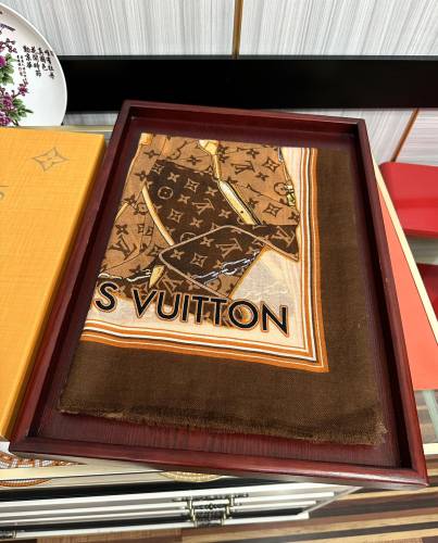 Louis Vuitton Scarves Womens Fashion Scarf with Original Box   