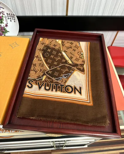 Louis Vuitton Scarves Womens Fashion Scarf with Original Box   