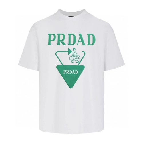 Prada Luxury Brand Men Womens Short Sleeve T-Shirt T shirts   