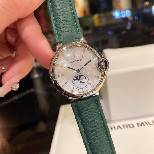 Cartier Womens Watch Luxury Brand Design Fashion Type with Original Box