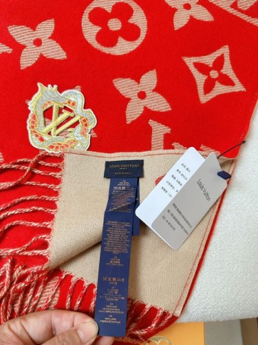 Louis Vuitton Scarves Men Womens Fashion Scarf with Original Box   