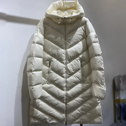 Moncler Design Womens Winter Windprood Down Jackets Keep Warm 90% White Duck Down Long Coats