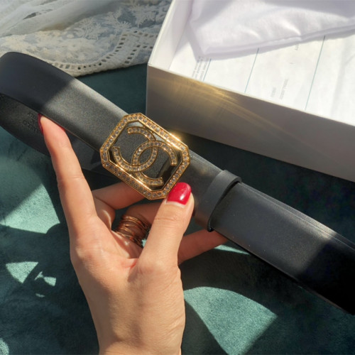 Chanel Womens Belt Luxury Brand Design Fashion Type with Original Box