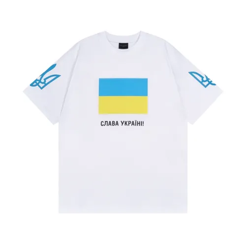 Balenciaga Luxury Brand Women Mens Short Sleeve T-Shirt   