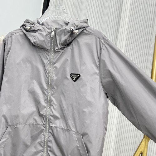 Prada Men Womens Coat Hoodie Jacket Luxury Brand Womens Jackets Top Quality   