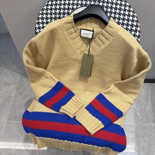 Gucci Men Womens Knit Sweater Luxury Brand Womens Knitwear Top Quality   