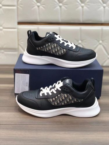 Dior Mens Shoes Sneakers Luxury Brand Mesh and Technical Fabric with Original Box