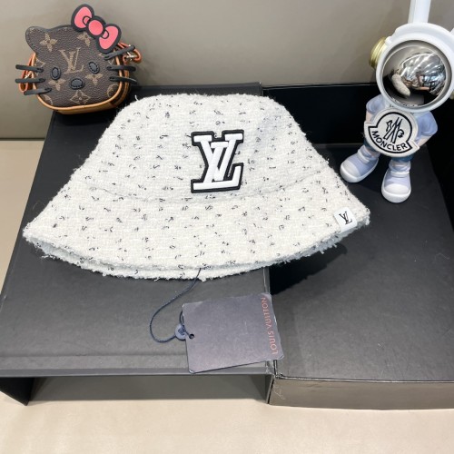 Louis Vuitton Womens Mens Cap Bucket Hat Luxury Brand with Original Box  