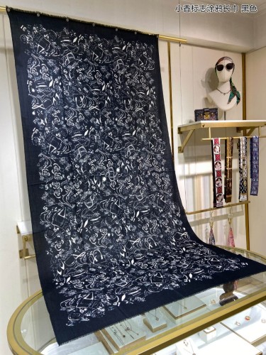Chanel Scarves Womens Fashion Scarf with Original Box Whatsapp【+1-3239614486】
