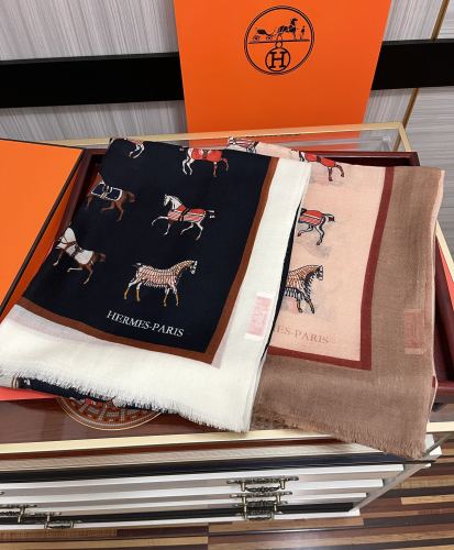 Hermes Scarves Womens Fashion Scarf Shawl 207