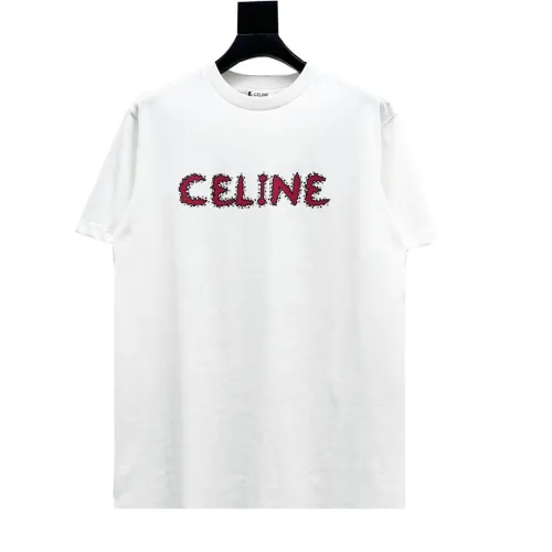 Celine Luxury Brand Women Mens Short Sleeve T-Shirt   