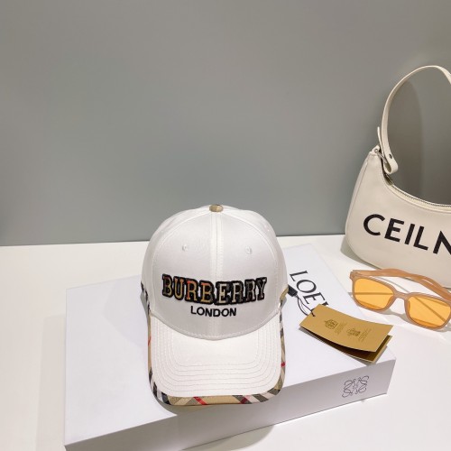 Burberry Womens Mens Cap Baseball Hat Luxury Brand with Original Box  