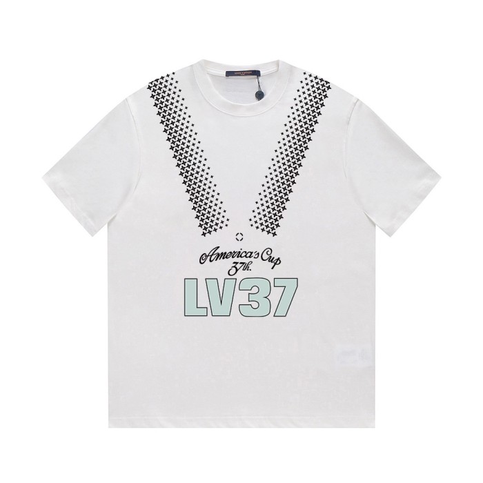 Louis Vuitton Luxury Brand Men Womens Short Sleeve T-Shirt   