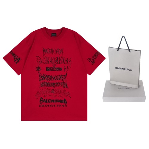 Balenciaga Luxury Brand Women Mens Short Sleeve T-Shirt   
