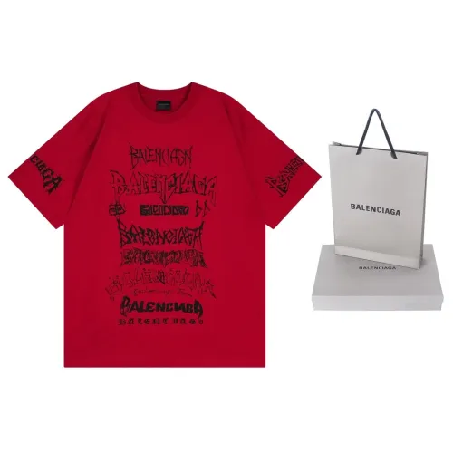 Balenciaga Luxury Brand Women Mens Short Sleeve T-Shirt   