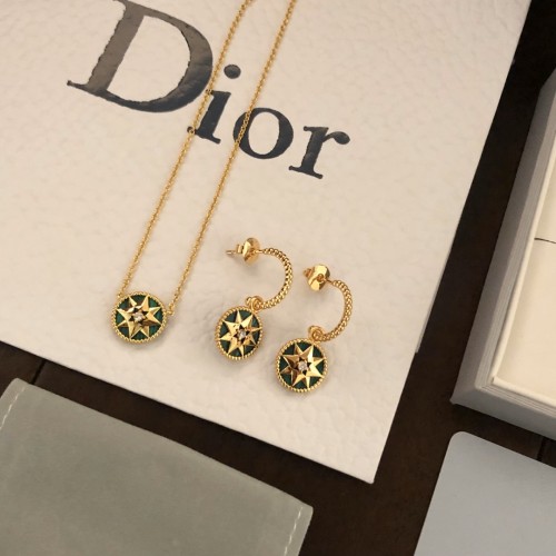 Dior Luxury Womens Necklace Earrings