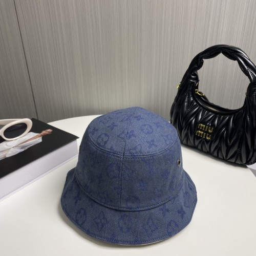 Louis Vuitton Womens Mens Cap Bucket Hat Luxury Brand with Original Box  