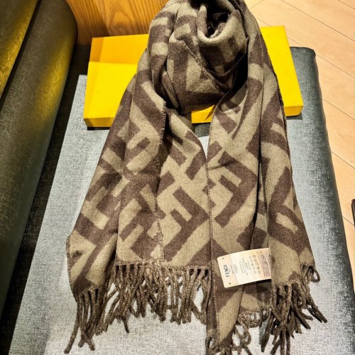 Fendi Scarves Men Womens Fashion Scarf018