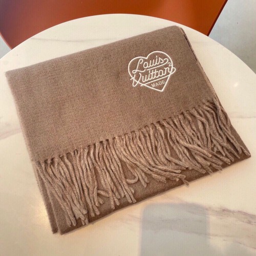 Louis Vuitton Scarves Men Womens Fashion Scarf with Original Box   