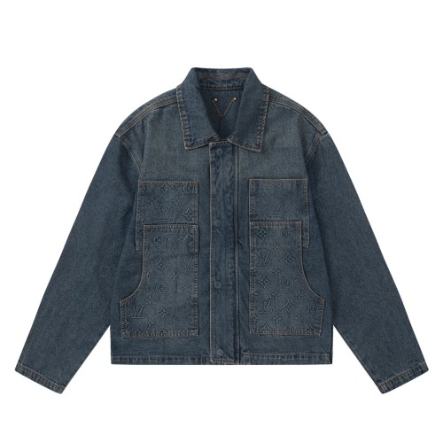 Louis Vuitton Men Womens Jackets Denim Luxury Brand Mens Jackets Top Quality   