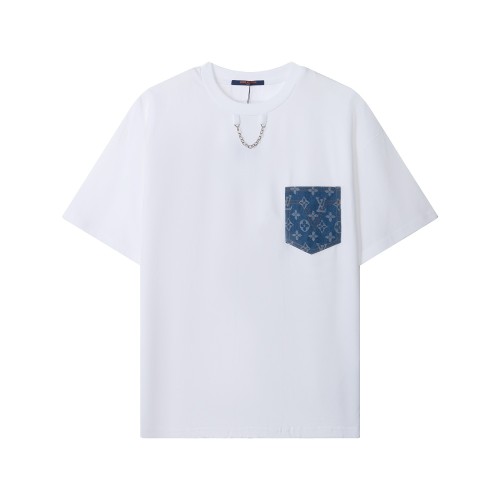 Louis Vuitton Luxury Brand Men Womens Short Sleeve T-Shirt   