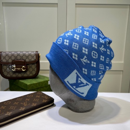 Louis Vuitton Womens Mens Cap Knit Hat Luxury Brand with Original Box  