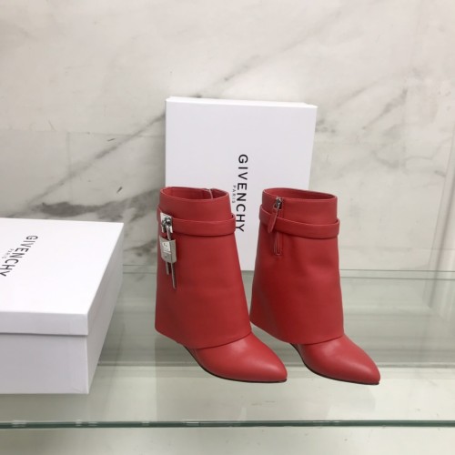 Givenchy Womens Shoes Boots Fashion Type Luxury Brand GIVENCHY BOOTS IN LEATHER with Original Box