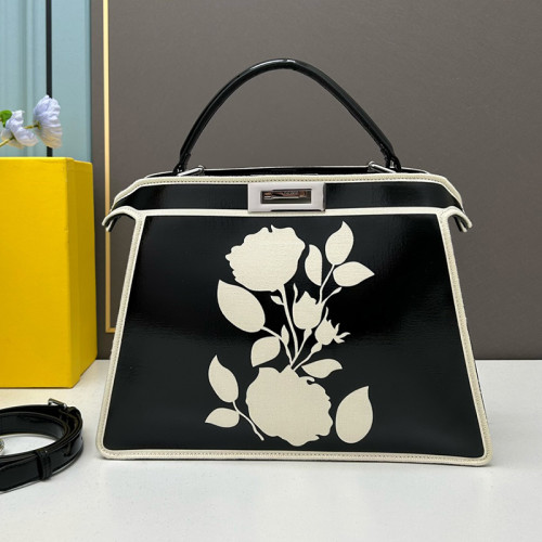 Fendi Womens Bag Shoulder Bags Luxury Brand Iconic Peekaboo ISeeU Fashion Bags for Women without Original Box