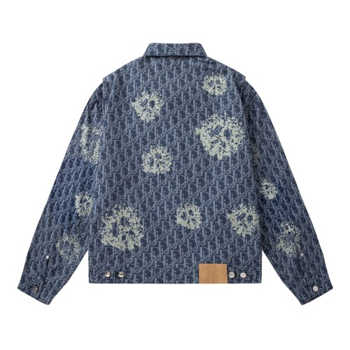Dior Men Womens Coat Jackets Luxury Brand Mens Denim Jacket Top Quality   