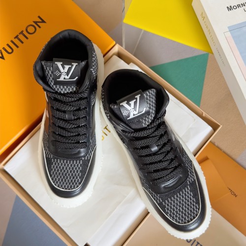Louis Vuitton Mens Shoes Fashion Sneakers Design Luxury Brand LV Space Lander SNEAKER with Original Box  