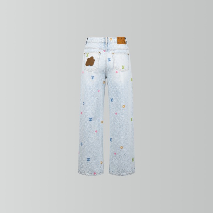 Louis Vuitton x Tyler Luxury Brand Women Mens Pant Jeans   