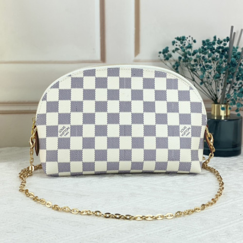 Louis Vuitton Womens Clutch Make Up Bags Luxury Fashion Type Designer LV COSMETIC POUCH GM with Original Box M47353
