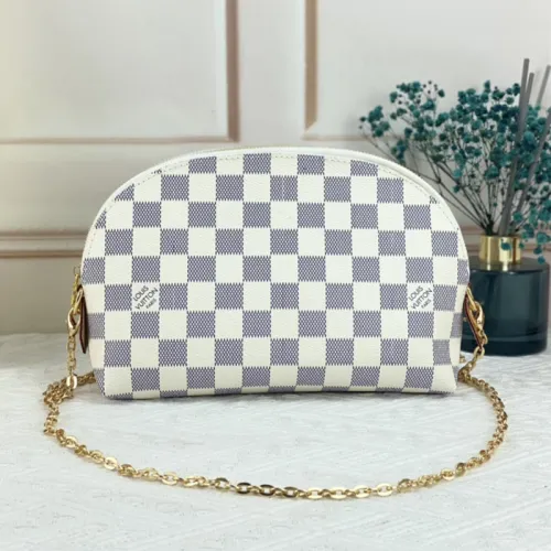 Louis Vuitton Womens Clutch Make Up Bags Luxury Fashion Type Designer LV COSMETIC POUCH GM with Original Box M47353