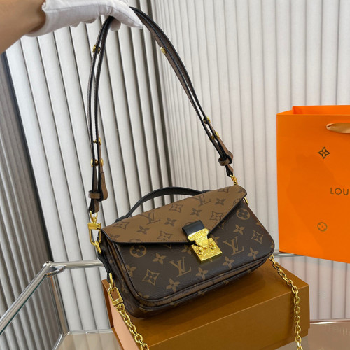 Louis Vuitton Womens Bags Crossbody Bag POCHETTE MÉTIS Monogram canvas Luxury Brand Messenger Shoulder Bags with Original Box M46279