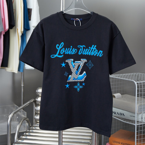 Louis Vuitton Luxury Brand Men Womens Short Sleeve T-Shirt   