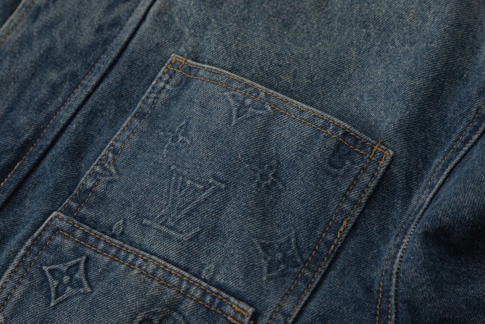 Louis Vuitton Men Womens Jackets Denim Luxury Brand Mens Jackets Top Quality   