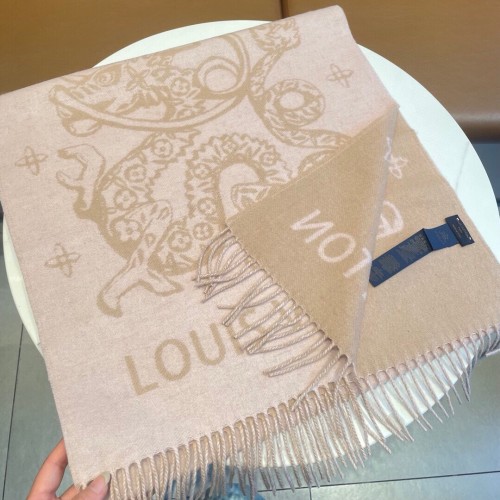 Louis Vuitton Scarves Men Womens Fashion Scarf with Original Box   
