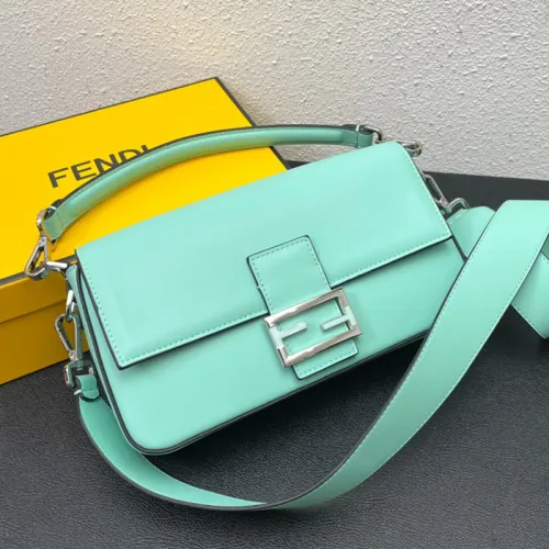 Fendi Womens Bag Shoulder Bags Luxury Brand Baguette bag Return To Tiffany Fashion Bags for Women with Original Box