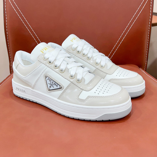 Prada Mens Shoes Casual Luxury Brand Breathable Sneakers with Original Box Downtown leather sneakers 2EE364_3LKG_F098Z with Original Box Whatsapp 