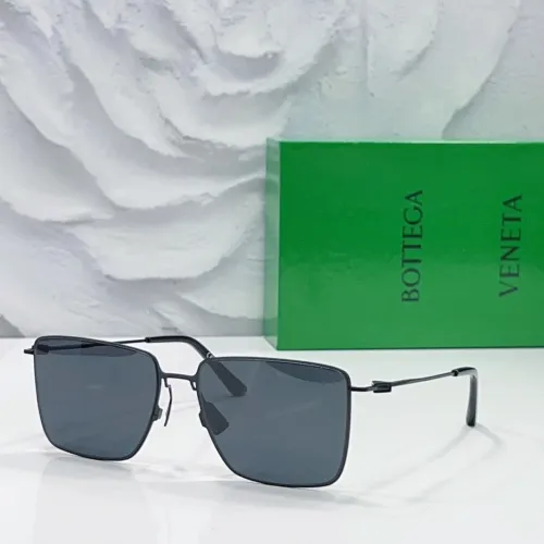 Bottega Veneta Sunglasses Luxury Brand Men Womens Sunglasses Ultrathin Metal Rectangular Sunglasses with Original Box  BV1267S