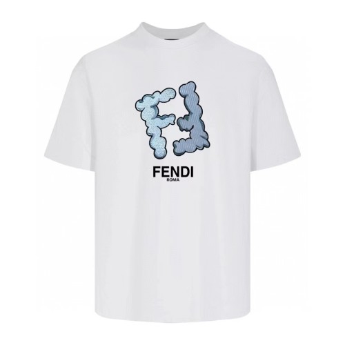 Fendi Luxury Brand Women Mens Short Sleeve T-Shirt   
