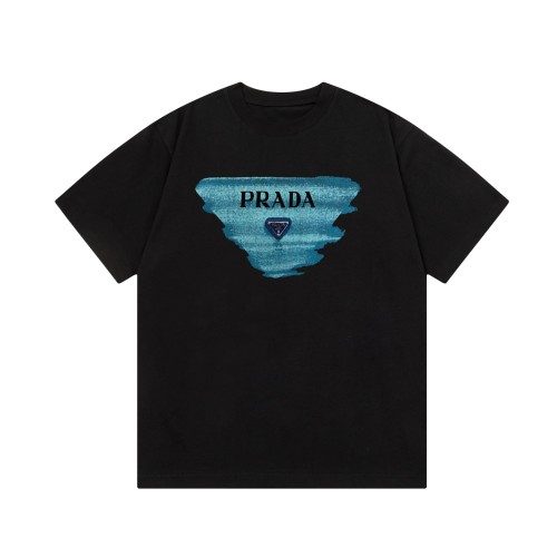 Prada Luxury Brand Men Womens Short Sleeve T-Shirt T shirts   