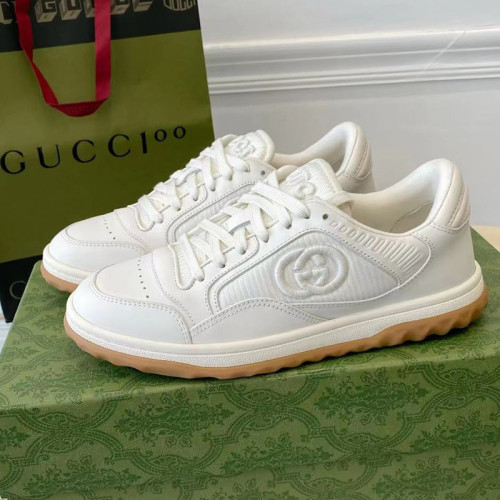 Gucci Womens Shoes Sneakers Luxury Brand Women's MAC80 sneaker in leather with Original Box Whatsapp 