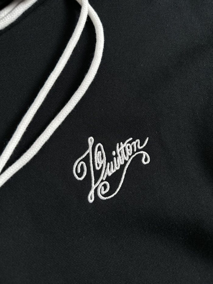Louis Vuitton Womens Mens Long Sleeve Sweatshirt Luxury Brand Mens Sweatshirts Cotton Jersey Hoodie 1AFR32   