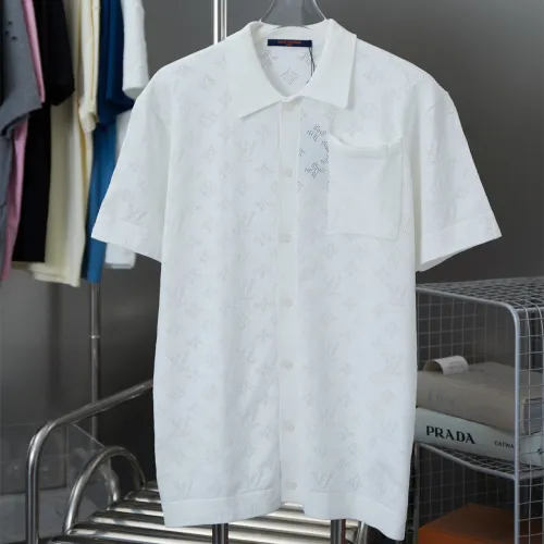Louis Vuitton Luxury Brand Men Womens Short Sleeve Knit T-Shirt   